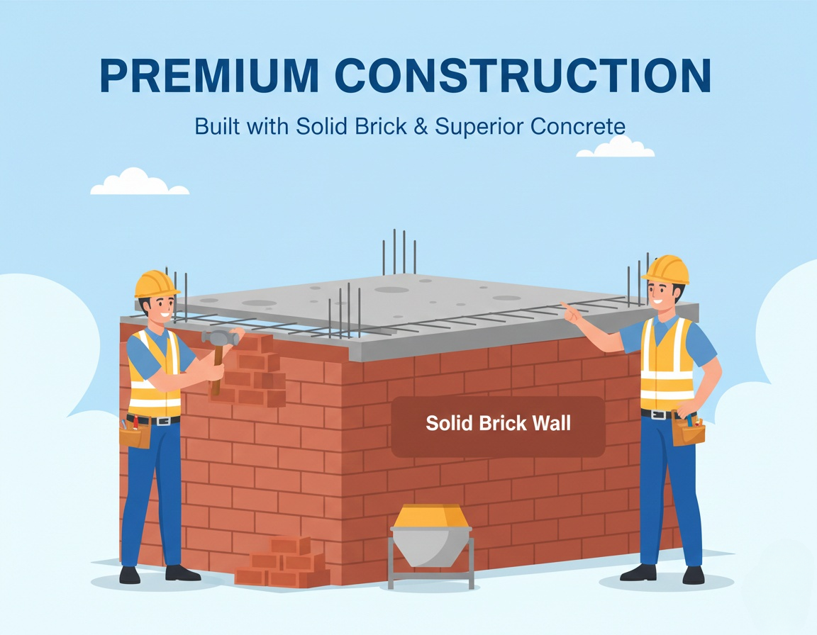 Solid Brick Construction